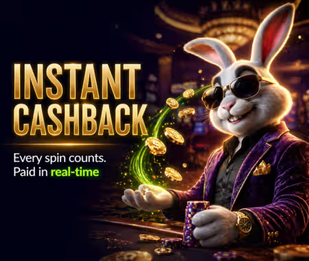 Slot Bunny instant cashback bonus